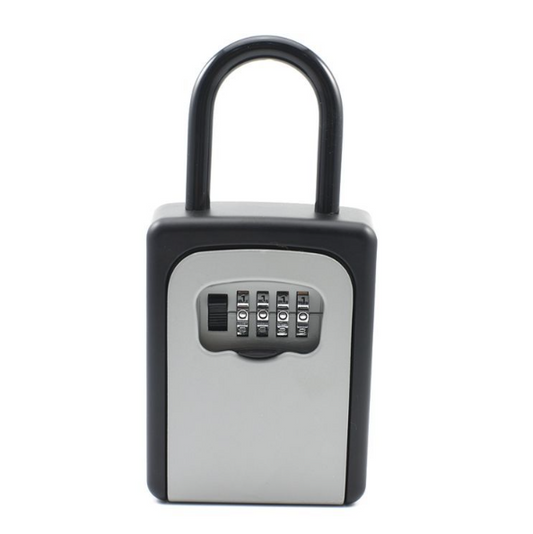 Key Lock Box Wall Mounted Portable Lock Box for House Key 5 Key Capacity