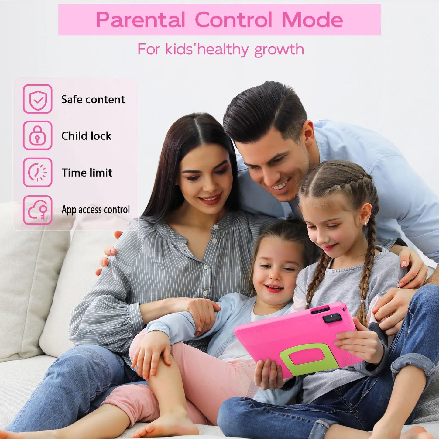 10.1" Kids Android Tablet with Protective Case