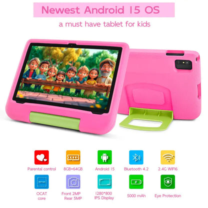 10.1" Kids Android Tablet with Protective Case