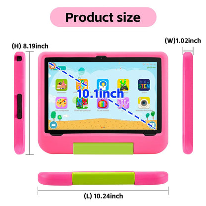 10.1" Kids Android Tablet with Protective Case
