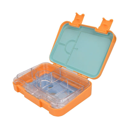 Kids Bento Lunch Boxes with Removable Ice Pack Orange
