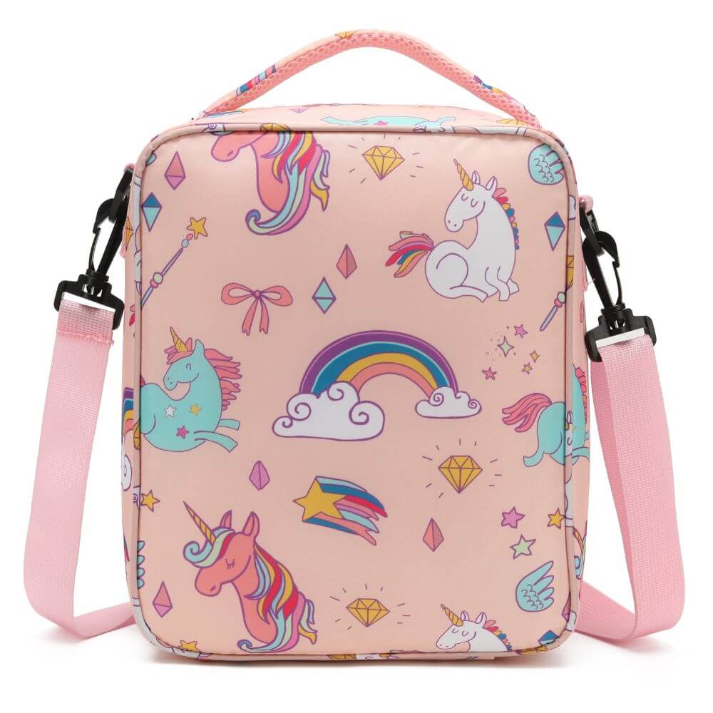 Unicorn & Dinosaur & Spaceship | Large Insulated Lunch Bags for Kids