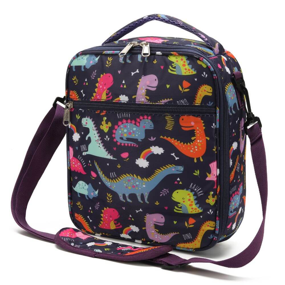 Unicorn & Dinosaur & Spaceship | Large Insulated Lunch Bags for Kids