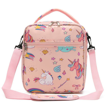 Unicorn & Dinosaur & Spaceship | Large Insulated Lunch Bags for Kids