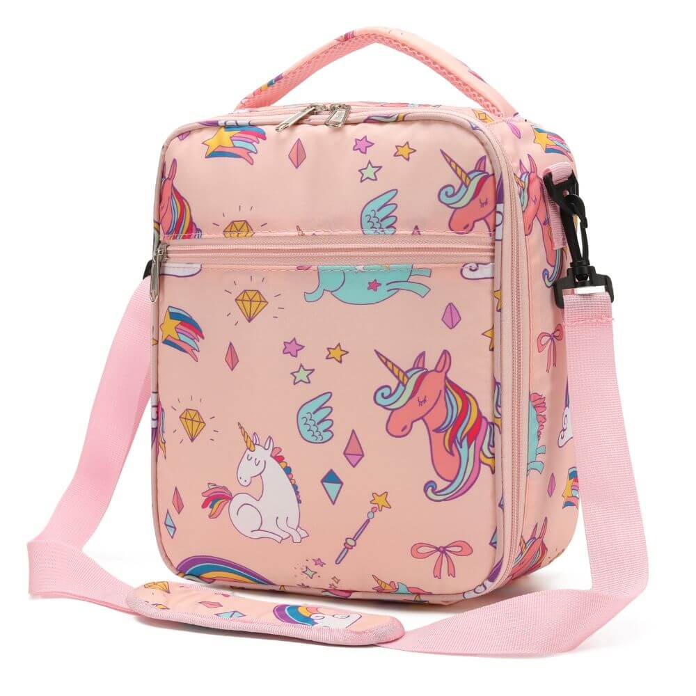 Unicorn & Dinosaur & Spaceship | Large Insulated Lunch Bags for Kids