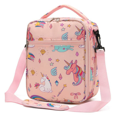Unicorn & Dinosaur & Spaceship | Large Insulated Lunch Bags for Kids