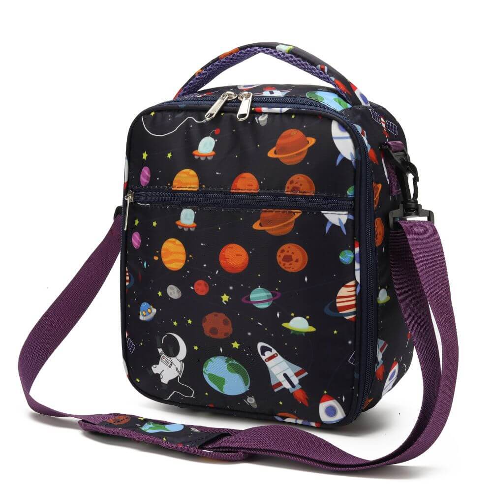 Unicorn & Dinosaur & Spaceship | Large Insulated Lunch Bags for Kids