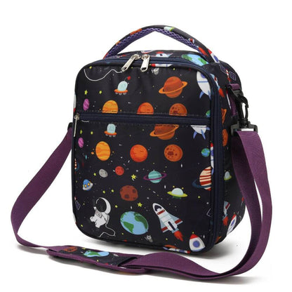 Unicorn & Dinosaur & Spaceship | Large Insulated Lunch Bags for Kids