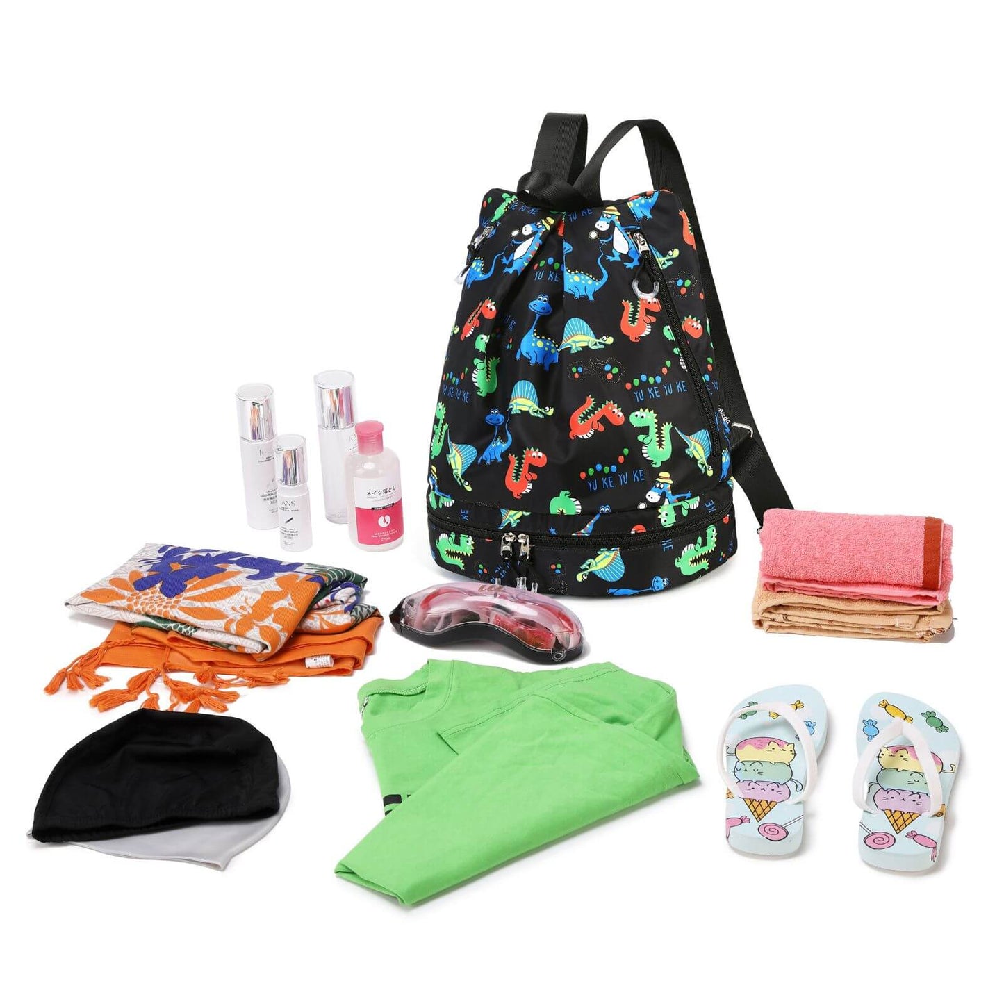 Kids Waterproof Swimming Bag - Dinosaur