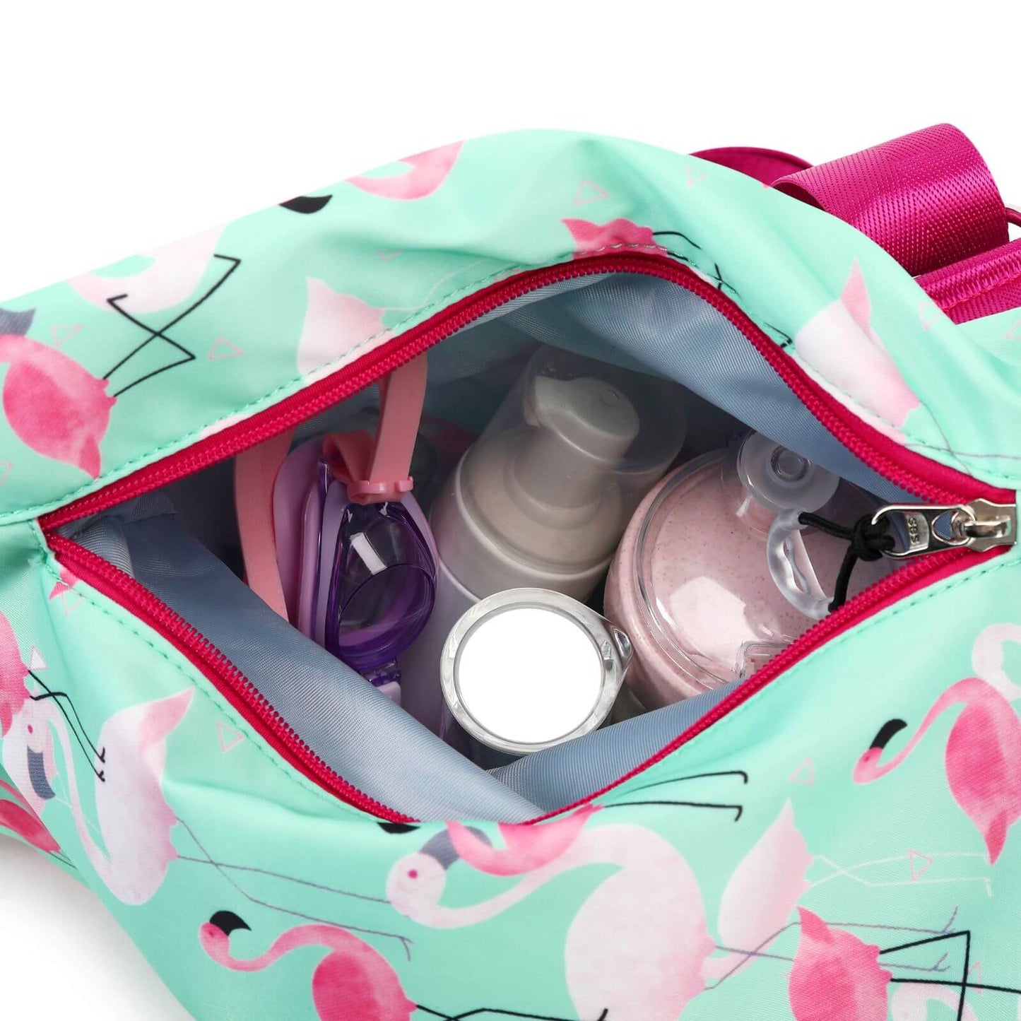 Kids Waterproof Swimming Bag - Flamingo