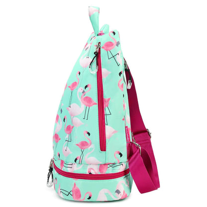Kids Waterproof Swimming Bag - Flamingo