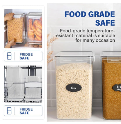2-Piece Extra Large Food Airtight Pantry Storage Containers (8.5L/Each)