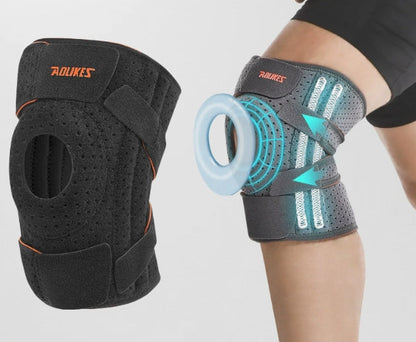 Adjustable Knee Support Brace with Patella Opening – Breathable Compression Knee Protector