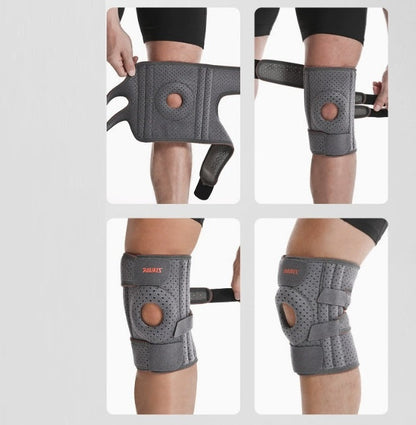 Adjustable Knee Support Brace with Patella Opening – Breathable Compression Knee Protector