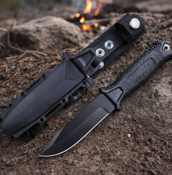 Tactical Fixed Blade Knife with Sheath For Outdoors camping fishing