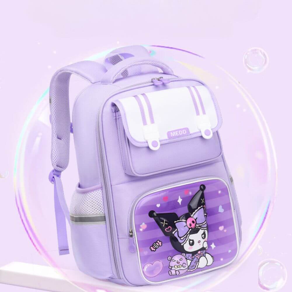 Pink & Purple School Bags for Girls & Kids Backpack | Cute Sanrio