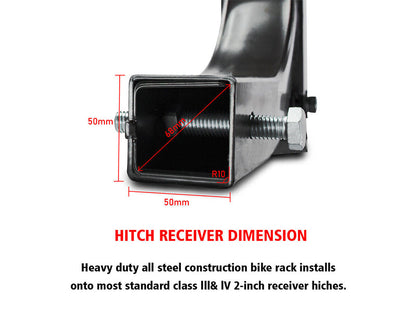 Car Rear Hitch Mount Bike Rack