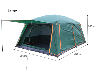 Family Tent –Double layers Waterproof-3 Size Two Colours Aavailable LCF91228
