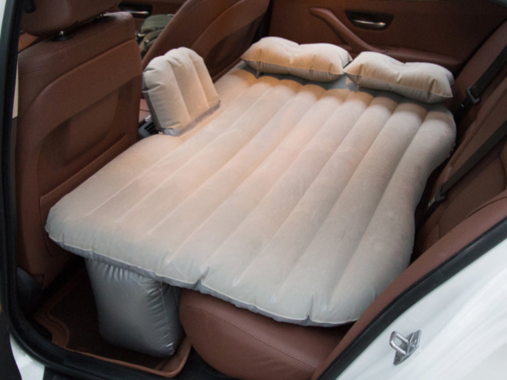 Car Inflatable Mattress Air Bed - Beige