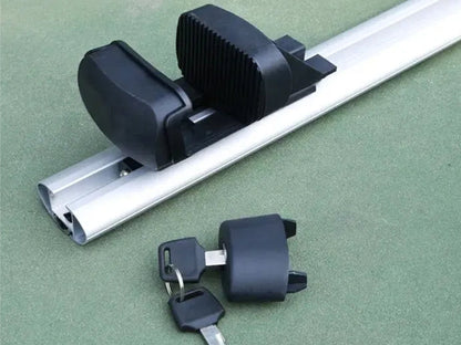 Universal Black Roof Rack Cross Bar - 2 Bars Kit-Silver