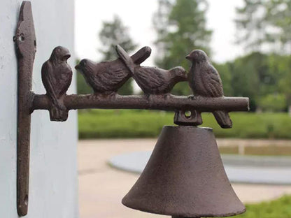 Cast Iron Birds Doorbell