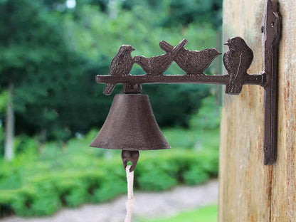 Cast Iron Birds Doorbell