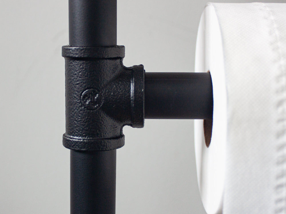 Industrial Free standing toilet paper holder stand