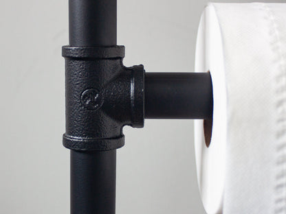 Industrial Free standing toilet paper holder stand