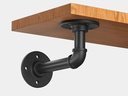 6 Pcs Industrial Rustic Shelf Brackets