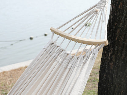 Anti-Rollover Canvas Fabric Hammock