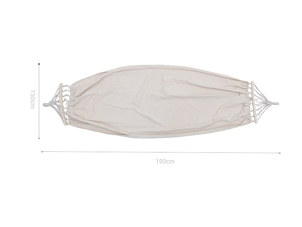 Anti-Rollover Canvas Fabric Hammock