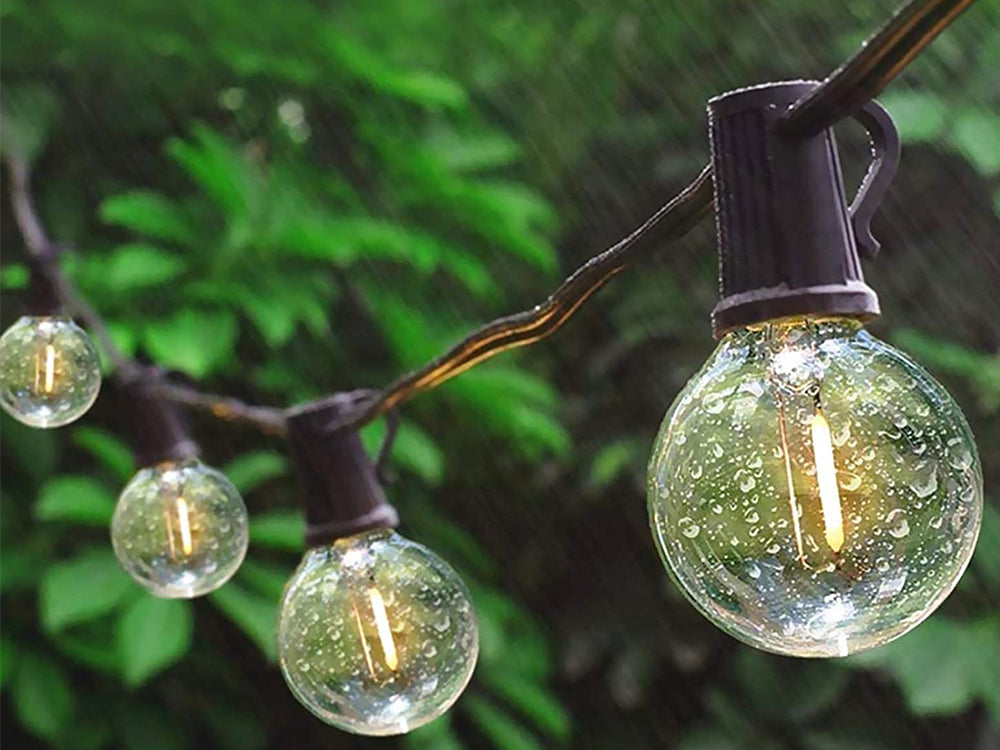 Solar Powered Festoon String Lights 15m with 50 Bulbs