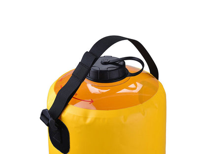Shower bag With Foot Pump - Yellow
