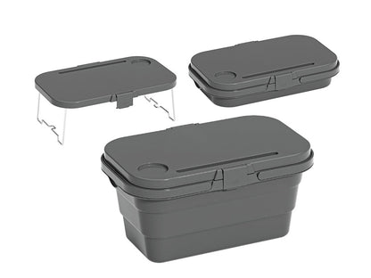15L Picnic Storage Box Portable Folding Picnic Basket