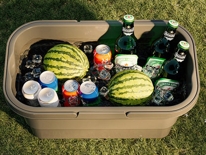 15L Picnic Storage Box Portable Folding Picnic Basket