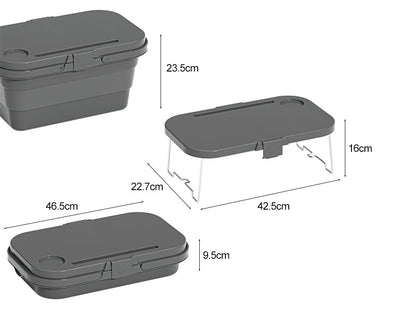 15L Picnic Storage Box Portable Folding Picnic Basket