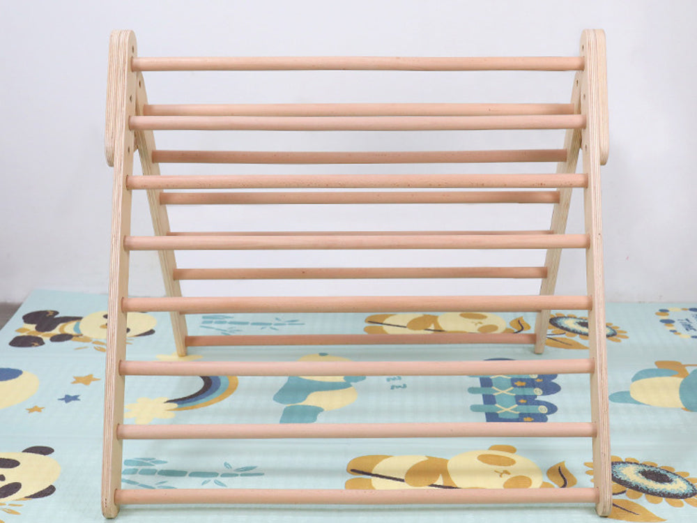 Pikler Triangle Frame with Ramp and Slide