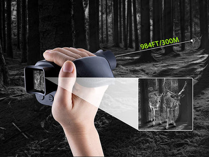 Digital Night Vision Monocular for 100% Darkness