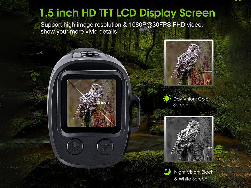 Digital Night Vision Monocular for 100% Darkness