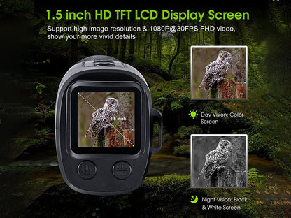 Digital Night Vision Monocular for 100% Darkness