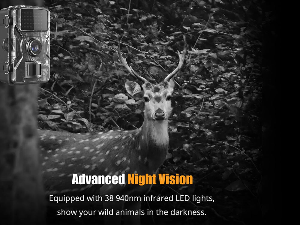 1080P Trail Game Hunting Camera For Outdoor Wildlife Hunting and Farm Monitoring