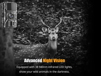1080P Trail Game Hunting Camera For Outdoor Wildlife Hunting and Farm Monitoring