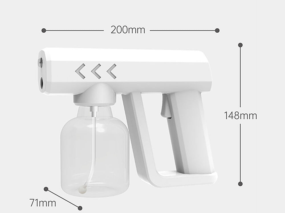 500ml Wireless Blue Light Nano Spray Gun-White