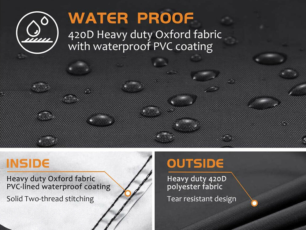 420D Heavy Duty BBQ Grill Cover