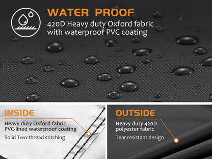 420D Heavy Duty BBQ Grill Cover