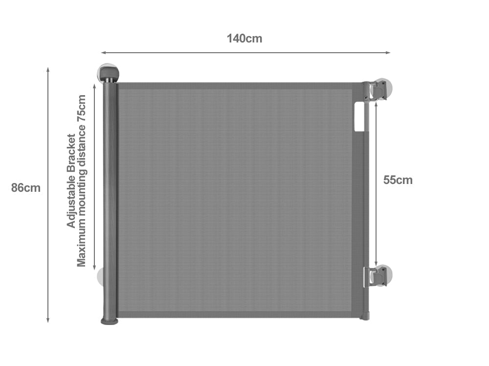 Pet Safe Security Fence Mesh Barrier-Grey