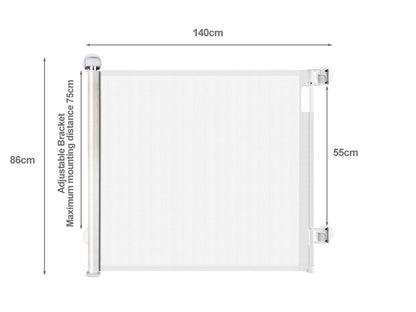 Pet Safe Security Fence Mesh Barrier-White