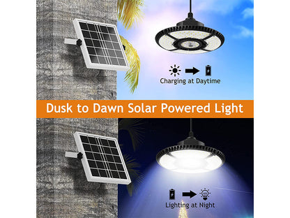 Solar Pendant Light with Remote Control