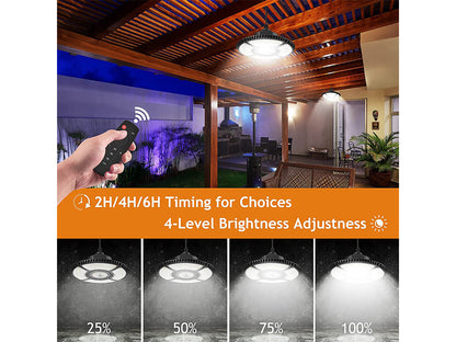 Solar Pendant Light with Remote Control