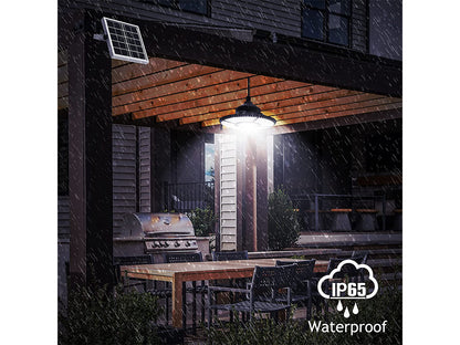 Solar Pendant Light with Remote Control